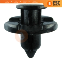 10 Pieces Push Type Retainer Black for Nissan 01553 09321 Mitsubishi MR328954 Toyota 90044 68320 DAIHATSU 90044 68320