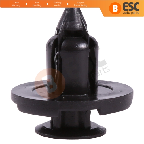 10 Pieces Push Type Retainer Black for Nissan 01553 09321 Mitsubishi MR328954 Toyota 90044 68320 DAIHATSU 90044 68320