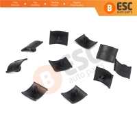 10 Pieces Hood Insulation Retainer Black for Opel Vauxhall 1162488 1162642 GM 90355604