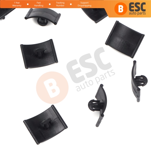 10 Pieces Hood Insulation Retainer Black for Opel Vauxhall 1162488 1162642 GM 90355604