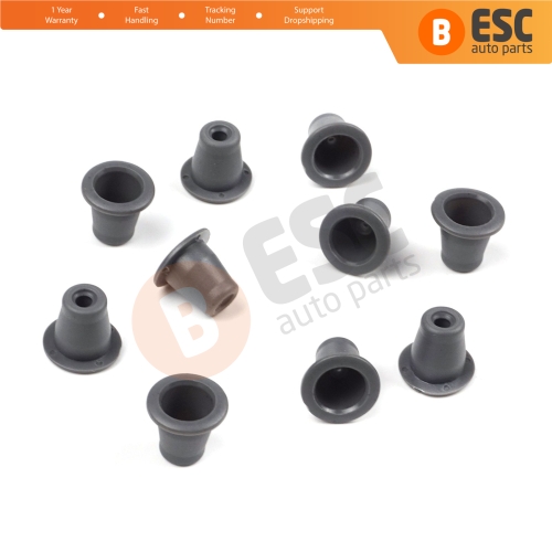 10 Pieces Fender Moulding Grommet for Opel 129943