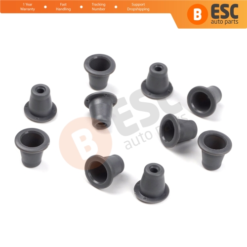 10 Pieces Fender Moulding Grommet for Opel 129943