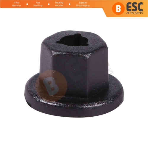 10 Pieces Screw Nut Black M6 for Opel 90413589 180942 BMW16131176747 Audi VW 8E0825265C