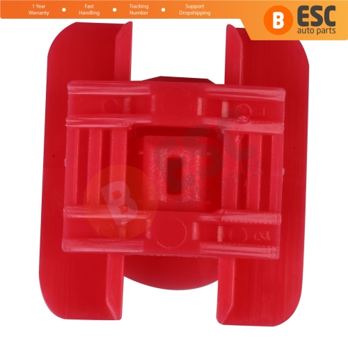 10 Pieces Side Moulding Clip for Renault Red Nylon Head Diameter  19mm