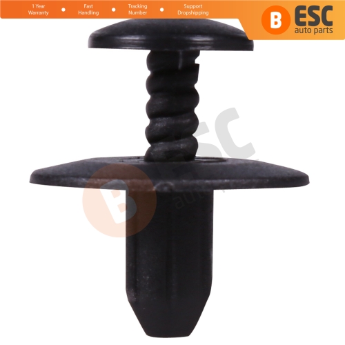 10 Pieces Hood Insulation Retainer Expanding Rivet Black for BMW 51481915964