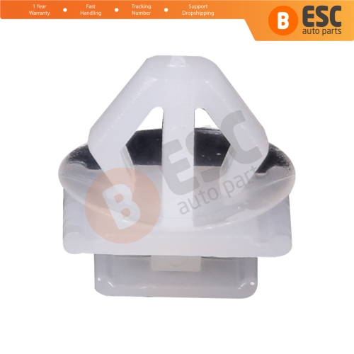 10 Pieces Side Moulding Clip White for Peugeot 6995.X3