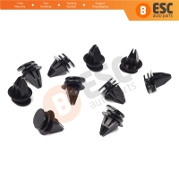 10 Pieces Side Skirts and Bumpers Clips for BMW Mini Cooper 07131480419