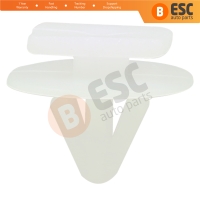 10 Pieces Fender Push Type Moulding Retainer White for Vauxhall Opel 122920