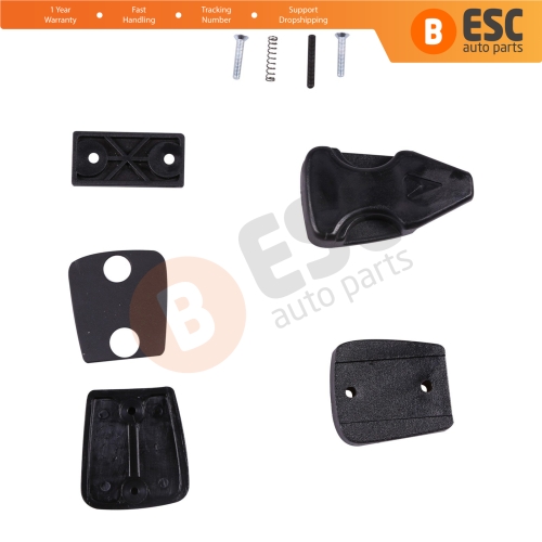 Side Sliding Window Glass Latch Opener Grip Button Set for Ford Transit MK6 V184 T16 2000-2006 1C1422996BB