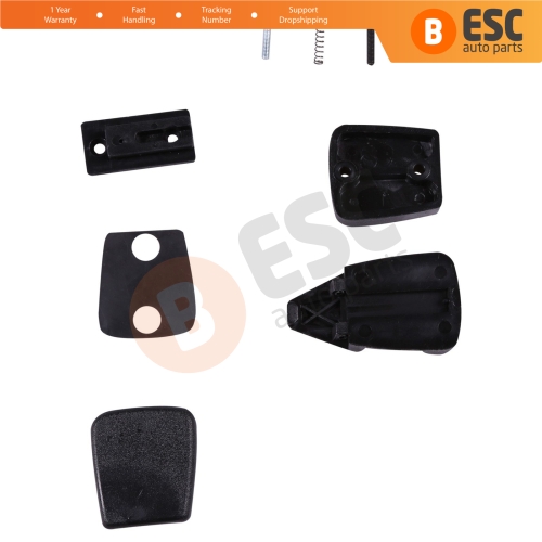 Side Sliding Window Glass Latch Opener Grip Button Set for Ford Transit MK6 V184 T16 2000-2006 1C1422996BB