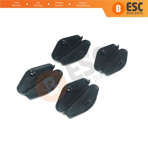 4 Pieces Front Rear Door Window Glass Guide 20478733 22539533 for Buick Skylark Somerset Chevrolet Lumina APV Olds Calais Pontiac Grand Am Pontiac Trans Sport