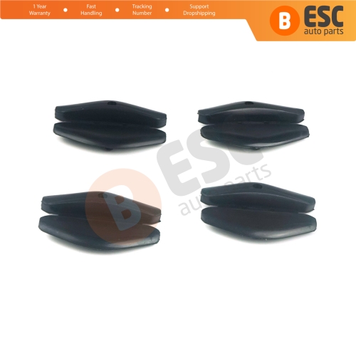 4 Pieces Front Rear Door Window Glass Guide 20478733 22539533 for Buick Skylark Somerset Chevrolet Lumina APV Olds Calais Pontiac Grand Am Pontiac Trans Sport