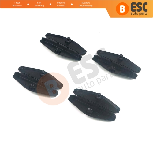 4 Pieces Front Rear Door Window Glass Guide 20478733 22539533 for Buick Skylark Somerset Chevrolet Lumina APV Olds Calais Pontiac Grand Am Pontiac Trans Sport