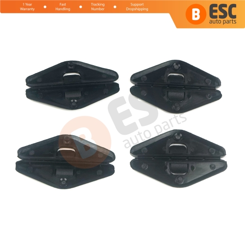 4 Pieces Front Door Window Guide Front Of Glass for Buick Chevrolet Olds Pontiac 12353912 20487630 2072176