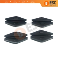 4 Pieces Front door Window Guide Front Of Glass12337898 20747508 for Buick Electra LeSabre DeVille Olds 88 Royal 98 Regency Pontiac Bonneville 1985-On