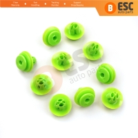 10 Pieces Door Panel Interior Trim Retainer Green Clips For Honda 91560 SZW 003