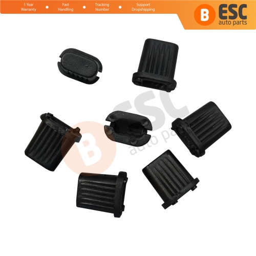 10 Pieces Side Moulding Clip BLACK 7703081185 699796 for Renault Megane Kangoo Clio Peugeot Citroen Dacia Opel