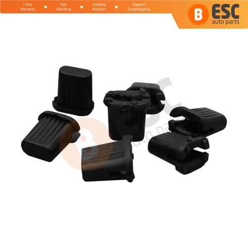 10 Pieces Side Moulding Clip BLACK 7703081185 699796 for Renault Megane Kangoo Clio Peugeot Citroen Dacia Opel