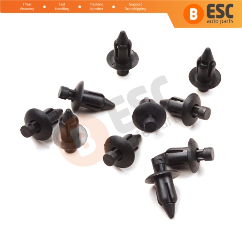 10 Pieces Push Type Retainer for Suzuki 09409083085ES Nissan 66824 01G00 Honda 90116 675 003ZA