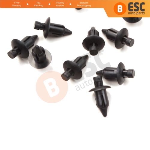 10 Pieces Push Type Retainer for Suzuki 09409083085ES Nissan 66824 01G00 Honda 90116 675 003ZA