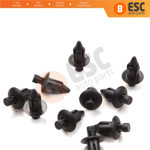 10 Pieces Push Type Retainer for Suzuki 09409083085ES Nissan 66824 01G00 Honda 90116 675 003ZA