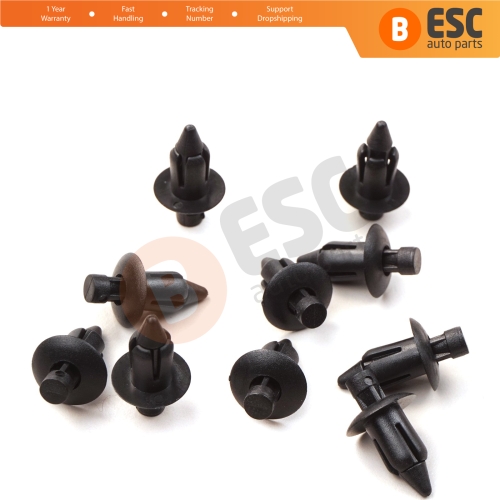 10 Pieces Push Type Retainer for Suzuki 09409083085ES Nissan 66824 01G00 Honda 90116 675 003ZA