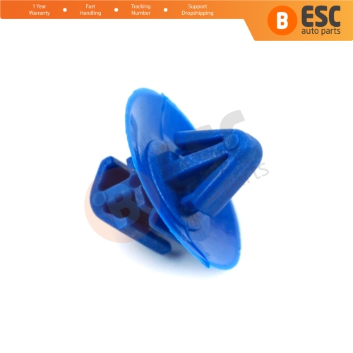 10 Pieces Side Moulding Clip 7703077420 Blue Color For Opel Nissan Iveco Renault