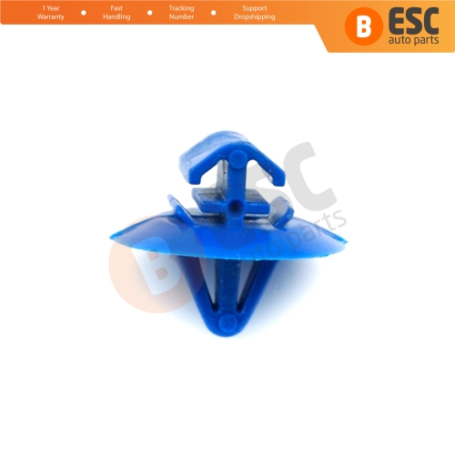 10 Pieces Side Moulding Clip 7703077420 Blue Color For Opel Nissan Iveco Renault