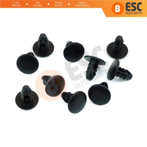 10 Pieces Fir Tree M.8 Clips For Renault Fiat Head Size 14.70 mm