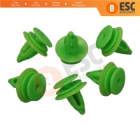 10 Pieces Door Trim Panel Retainer 0089880978 Green for Mercedes