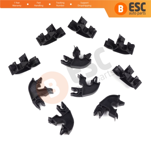 10 Pieces Bonnet Hood Support Bracket Clip for Vauxhall Opel GM 09114314