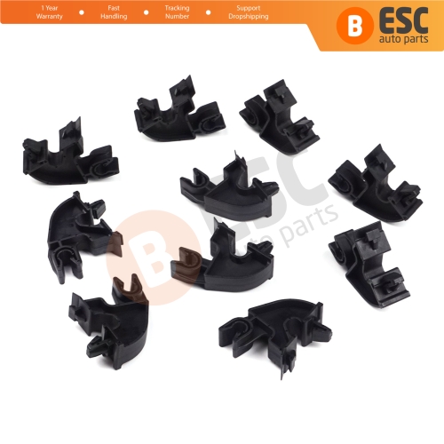 10 Pieces Bonnet Hood Support Bracket Clip for Vauxhall Opel GM 09114314