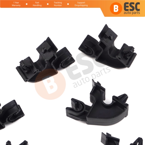 10 Pieces Bonnet Hood Support Bracket Clip for Vauxhall Opel GM 09114314