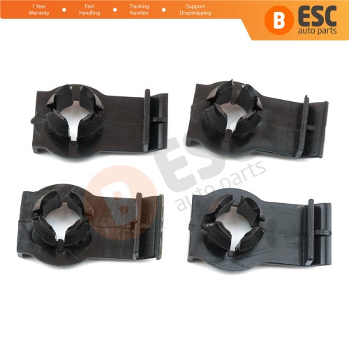 4 Pieces Window Fixer Clips 51338218383 for BMW 3 Series E46 1997-2006