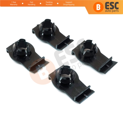 4 Pieces Window Fixer Clips 51338218383 for BMW 3 Series E46 1997-2006