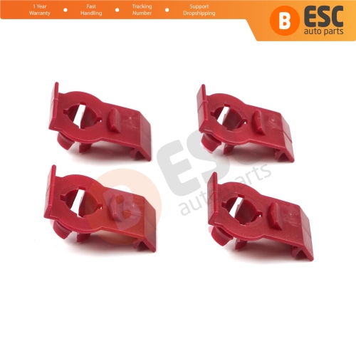 4 Pieces Window Fixer Clips 51338218383 for BMW E46