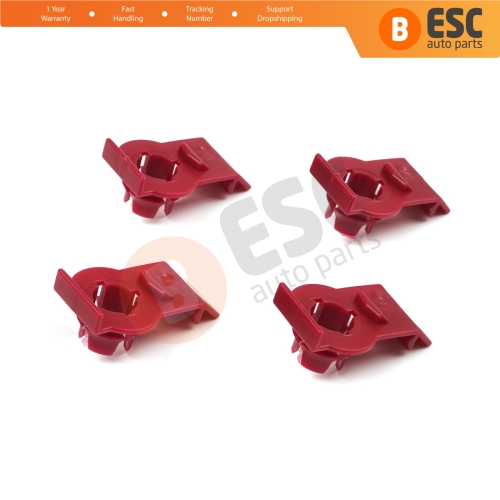 4 Pieces Window Fixer Clips 51338218383 for BMW E46