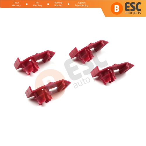 4 Pieces Window Fixer Clips 51338218383 for BMW E46