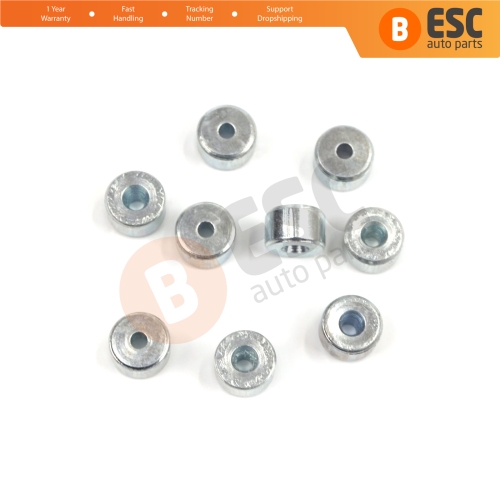 BCR008 Window Regulator Cable Wire Rope End Pin Stop Rivet 6x3.5/1.7 mm 100 Pcs