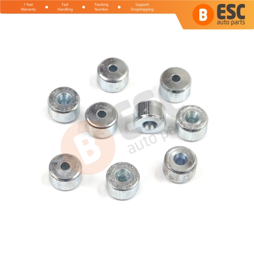 BCR008 Window Regulator Cable Wire Rope End Pin Stop Rivet 6x3.5/1.7 mm 100 Pcs