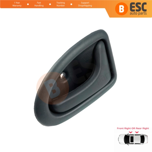 Interior Door Handle Front or Rear Right Door Gray 7700434717 for Renault Clio 2 Scenic 1 Trafic Logan 1 Daily 3 Master 2 Movano A Interstar