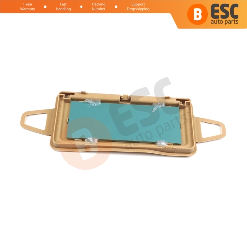 Sun Shade Visor Makeup Cosmetic Mirror Cover Beige 2128103710 For Mercedes E W212 CLS W218