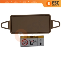 Sun Shade Visor Makeup Cosmetic Mirror Cover Beige 2128103710 For Mercedes E W212 CLS W218