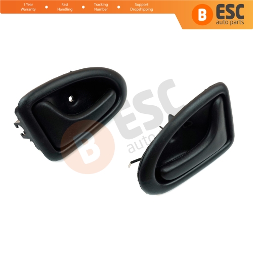 Interior Door Handle BLACK Right and Left 8200028994 8200028995 for Renault Megane 1 1995-2002