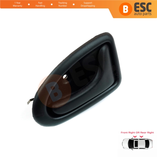 Interior Door Handle Right Black 8200028995 for Renault Megane 1 1995-2002