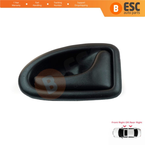 Interior Door Handle Right Black 8200028995 for Renault Megane 1 1995-2002