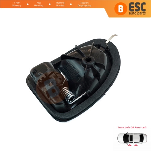 Interior Door Handle Left Door Black 8200028994 for Renault Megane MK1 1995-2002