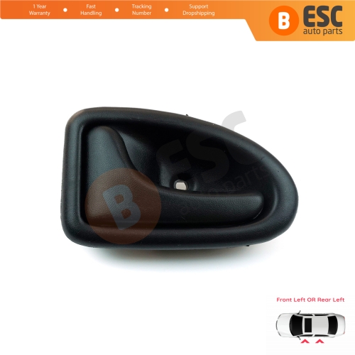 Interior Door Handle Left Door Black 8200028994 for Renault Megane MK1 1995-2002