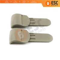 2 Pieces Rear Window Sun Visor Blind Curtain Clips for Renault Megane MK2 Fluence Samsung SM3