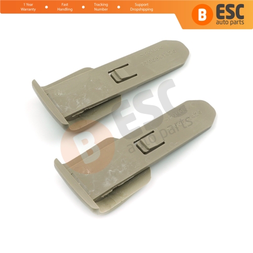 2 Pieces Rear Window Sun Visor Blind Curtain Clips for Renault Megane MK2 Fluence Samsung SM3